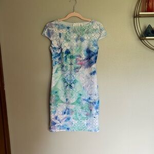 Julia Jordan watercolor dress